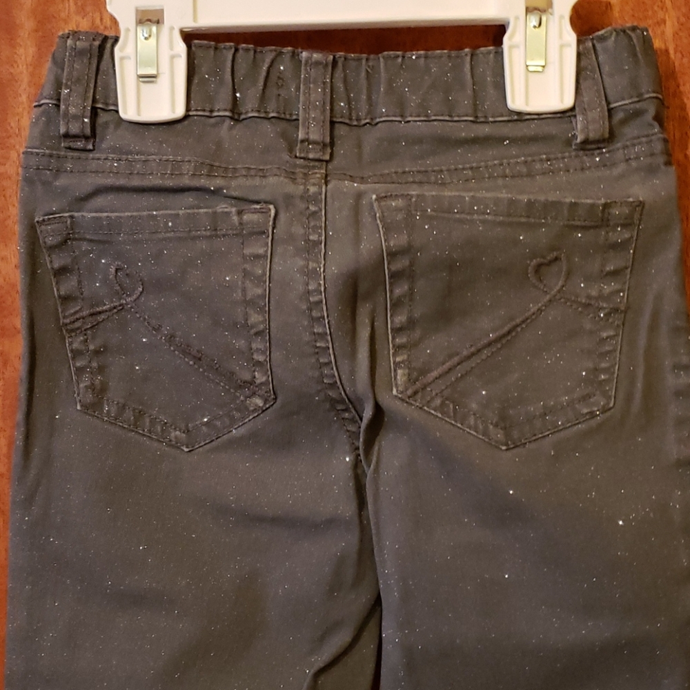 Gray w/ silver sparkle Jeggings - Picture 5 of 5